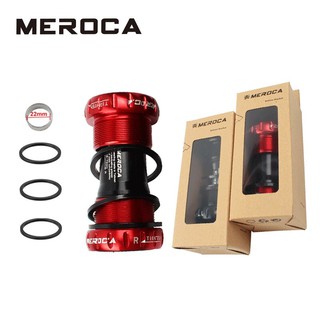 MEROCA ชุดลูกปืนกระโหลกกลวง Bike bottom bracket MTB Road Ceramic Bearing BSA 68/73mm 24mm.(1ชุด)