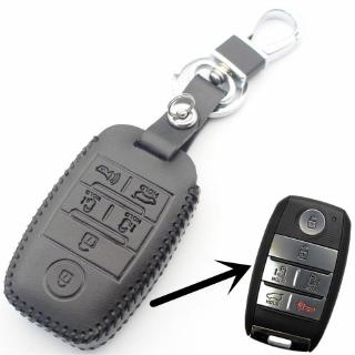 ของแท้หนัง 6 ปุ่ม Keyless Entry เคสสมาร์ทคีย์สำหรับ Kia SEDONA/Grand/Carnival/Sorento S392