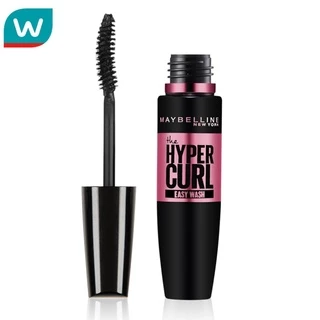 Maybelline เมย์เบลลีน นิวยอร์ก วอลุ่ม เอ็กซ์เพรส ไฮเปอร์เคิร์ล อีซี่ วอช มาสคาร่า 9.2 มล. #สีดำ