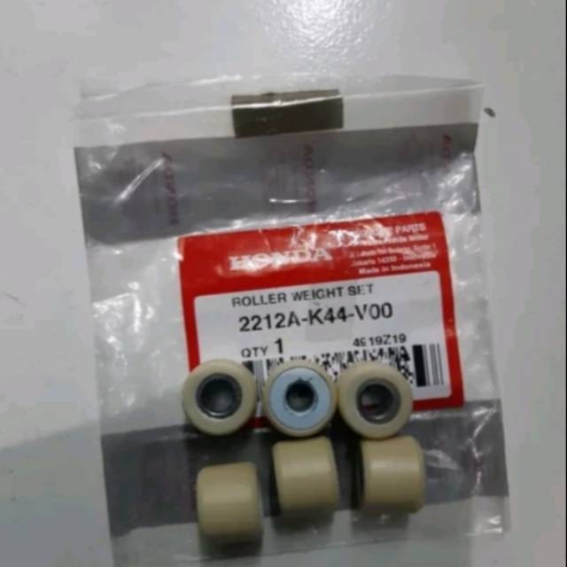 2212A-K44-V00 HGP AHM 100% ORIGINAL ROLLER HONDA BEAT POP SCOOPY ESP 2212AK44V00 LOLER K44 22123K44V