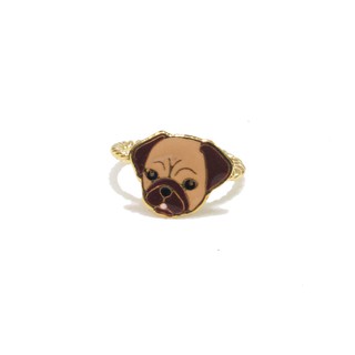 แหวนสุนัข ปั๊ก (Pug Ring)