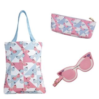 Starbucks X Pared Aussie Summer Collection สตาร์บัค​ กระเป๋าผ้า​ Tote Bag, Pencil Pouch, Luggage Charm ที่ใส่ดินสอ​ tag