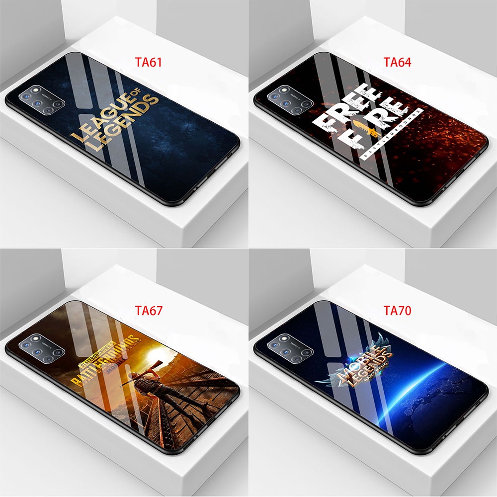 เคสกระจกนิรภัย OPPO Game Series สําหรับ Reno 6Z