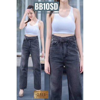 👖2511 Vintage Denim Jeans by GREAT-BB10SD กางเกงยีนส์ทรงบอยวินเทจ ขากระบอกใหญ่ เอวสูงสวยๆ