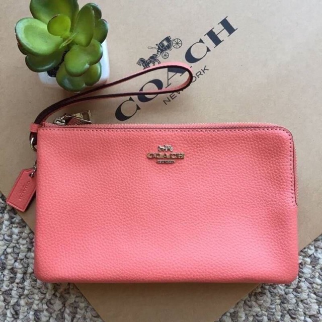 Coach Double Zip Wallet F87587 SVA7D