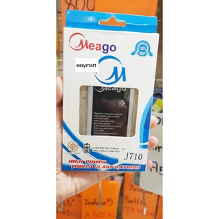 Meago  แบตเตอรี่ samsung J710, J7 2016 ความจุ 2600 mAh  **ของแท้ รับประกัน**