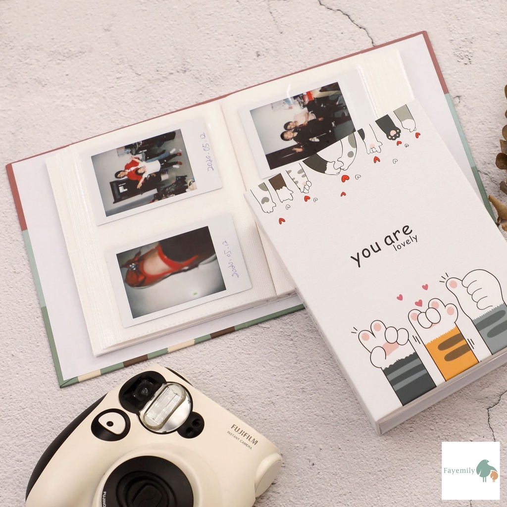 *สินค้าพร้อมส่ง* อัลบั้มรูปโพลารอยด์ 2x3 นิ้ว อัลบั้มเก็บรูป อัลบั้มเก็บรูปถ่าย อัลบั้มใส่รูปปกแข็ง น่ารัก ของขวัญปัจฉิม