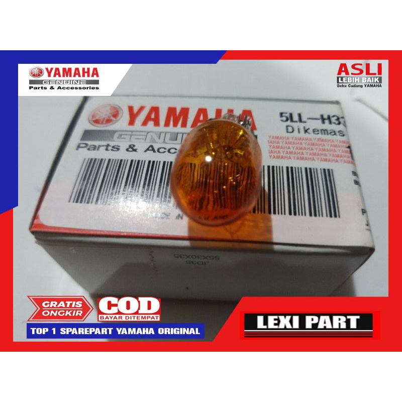 หลอดไฟไฟเลี้ยวสีเหลือง Yamaha F1ZR FIZR F1Z FIZ R RX King Vega Jupiter Nouvo Original 5LL-H831-00