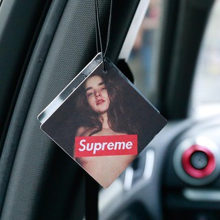 น้ำหอมปรับอากาศกลิ่นการ์ตูน supreme รถยนต์ อากาศออก น้ำหอม โค๊ดเพลงพันธมิตร