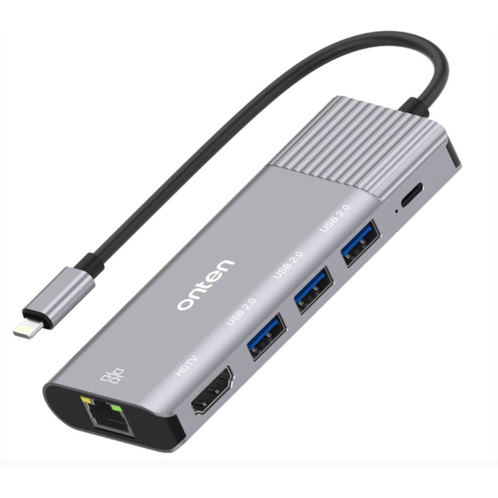 ONTEN-79591 IPHONE TO LAN GIGABIT + USB 2.0 + HDMI