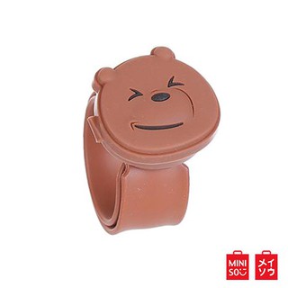 MINISO นาฬิกาข้อมือเด็ก We Bare Bears นาฬิกาข้อมือ แจ้งแบบสีทางแชท