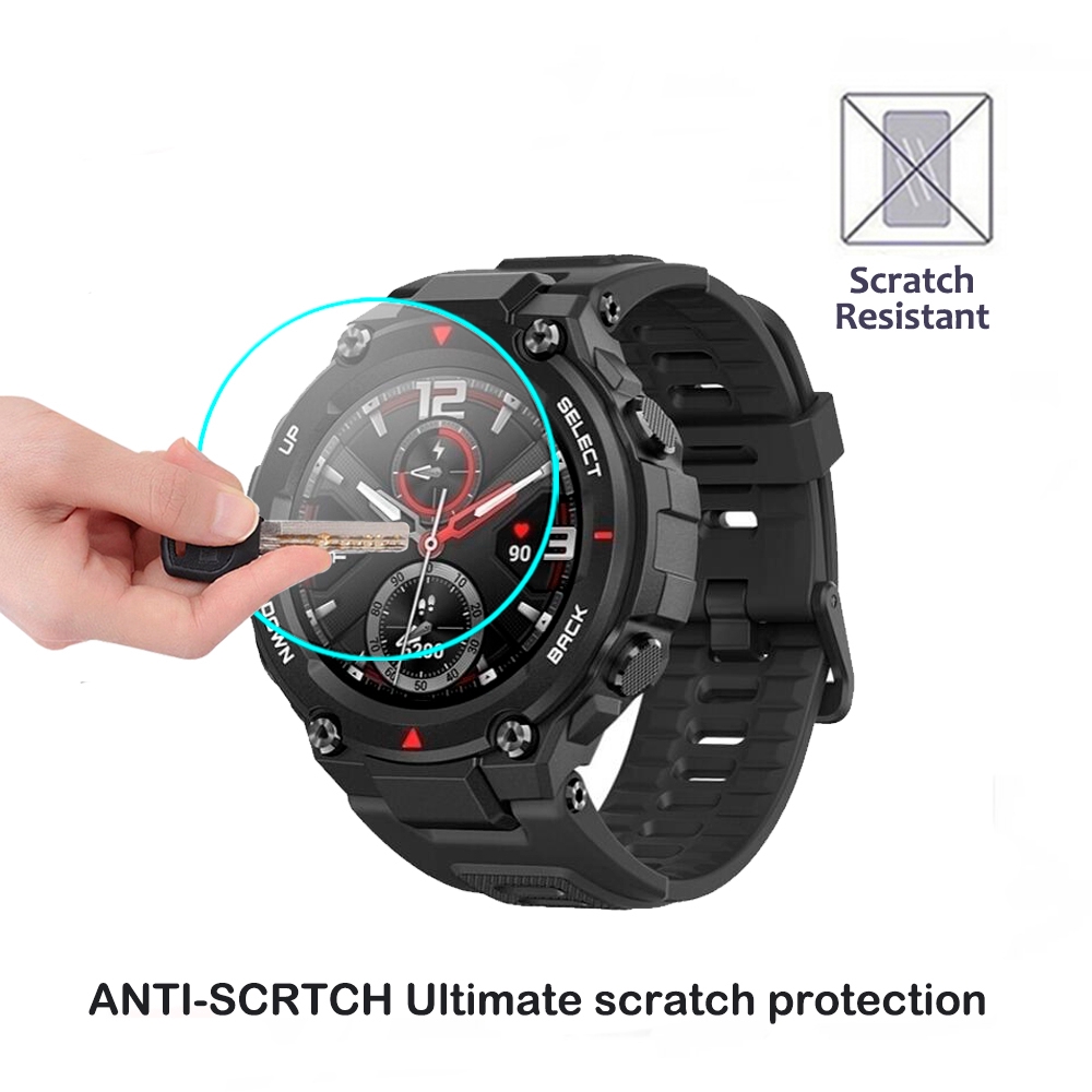 ตัวป้องกันหน้าจอ กระจกนิรภัย สำหรับ Huami Amazfit T-Rex Pro