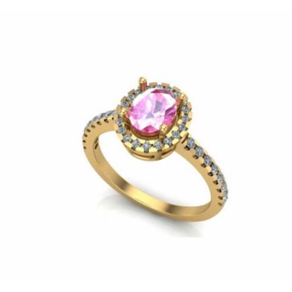 แหวนพลอย pink sapphire