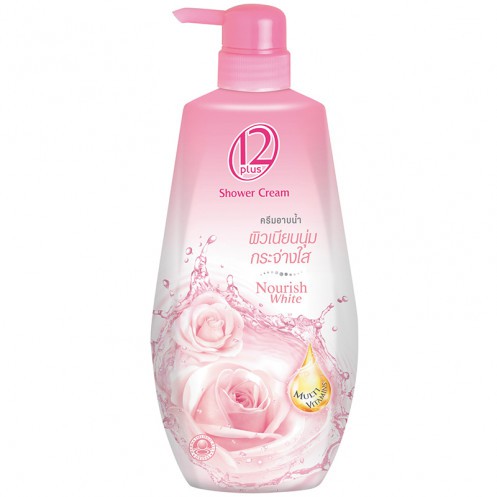 12 Plus Nourish White| ทเวลฟ์พลัส ครีมอาบน้ำ ดับเบิ้ลไวท์ ขนาด 450 มล.