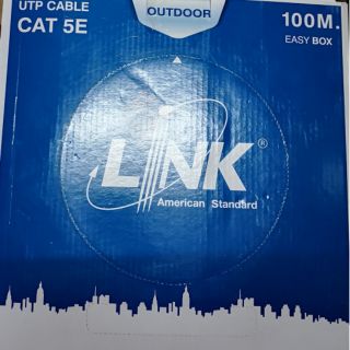 สาย Lan LINK CAT5E Outdoor 100 เมตร