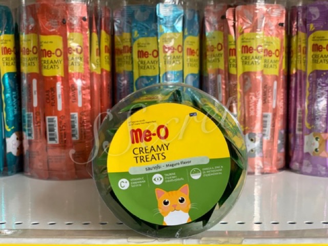 Me-o ขนมแมวเลีย 36 ซอง แบบกระปุก มีแบบคละรส - รูปที่ 5