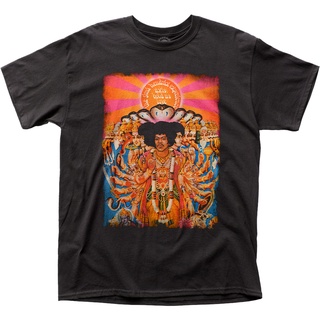 เสื้อยืดวงดนตรีAxis Bold As Love Jimi Hendrix T-Shirtall size