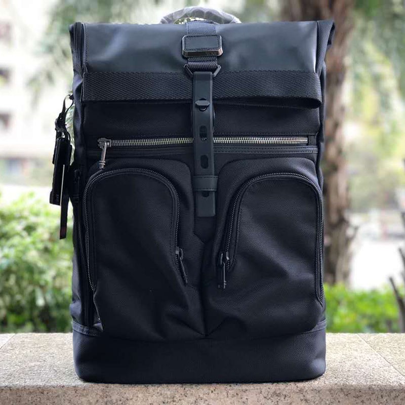 กระเป ๋ าเป ้ Tumi222388Ballistic Nylon Computer Backpack Handbag Toming Men 's Bag Women 's Bag Medium