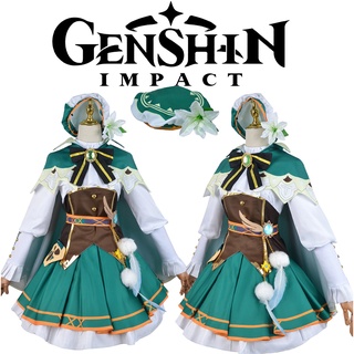 ชุดคอสเพลย์ Genshin Impact Venti สําหรับปาร์ตี้ฮาโลวีน