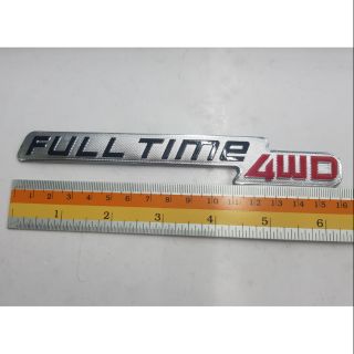 Sticker Full Time 4WD ของรถ Toyota