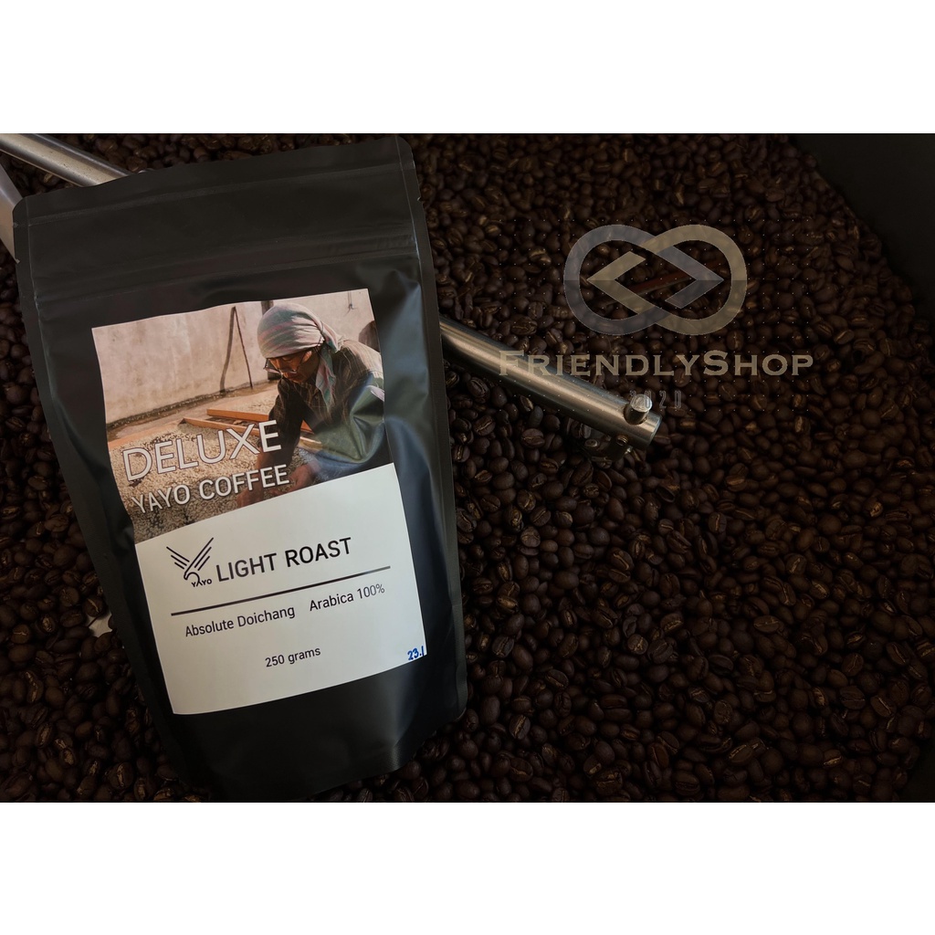 กาแฟอาราบิก้า coffeeสด☕️100% กาแฟดอยช้าง YAYO DELUXE ดีลัค fs99