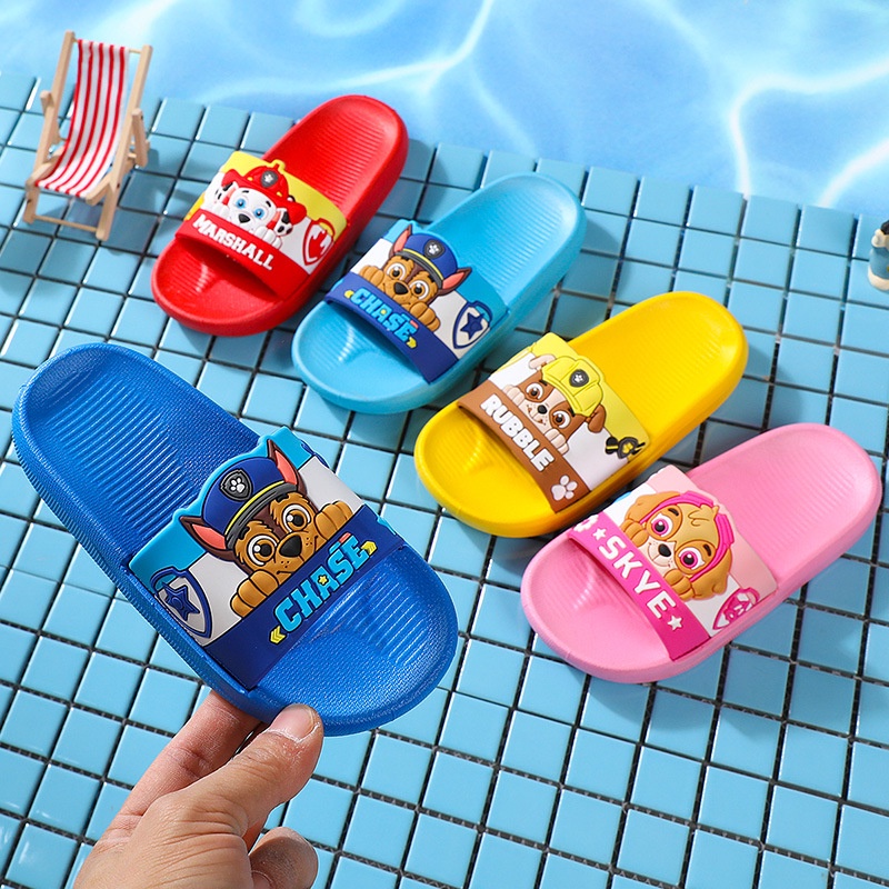 รองเท้าการ์ตูน Paw patrol หลายขนาดหลายสี พื้นนุ่มนิ่มกันน้ำกันลื่น ทนทาน สวมใส่เบาสบาย พร้อมส่ง