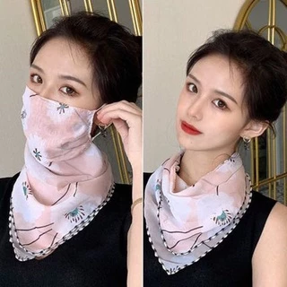 Cod หน้ากาก ผ้าพันคอ ผ้าไหม ป้องกันแสงแดด