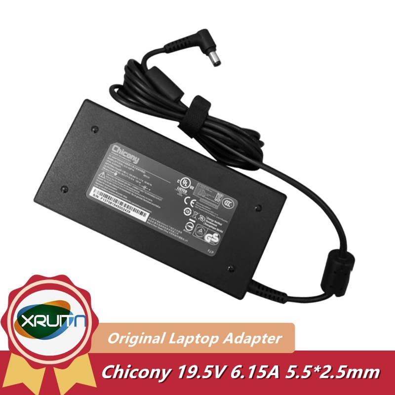 Chicony 120W อะแดปเตอร์ AC สําหรับ Clevo N850HJ N855HJ N857HJ A12-120P1A MSI GE70 GE60 GP60 CX62 GL6