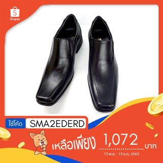 LEATHER PAPA รองเท้าหนัง รองเท้าชาย รองเท้าคัทชู รองเท้าทางการ รองเท้าหนังแท้ 100% Hand-Made Shoes (ICEWALK) 259-สีดำ