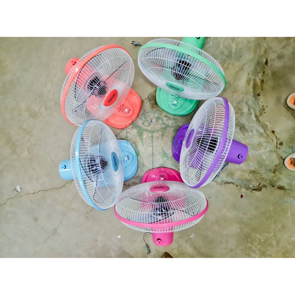 YoYo พัดลมตั้งโต๊ะ 16 นิ้ว  พัดมลมโยโย่ ลมแรง ทนทาน สีสวย - รูปที่ 2