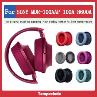 เคสหูฟังหนัง แบบป้องกัน สําหรับ SONY MDR 100AAP 100A H600A