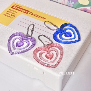 พร้อมส่ง พวงกุญแจหัวใจ Heart Keyring ขั้นต่ำ 2 ชิ้นค่ะ