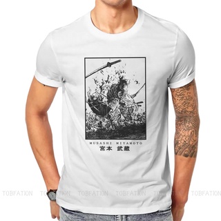 เสื้อยืด พิมพ์ลายมังงะ Vagabond Miyamoto Musashi Sasaki Kojiro แฟชั่นฤดูร้อน สําหรับผู้ใหญ่