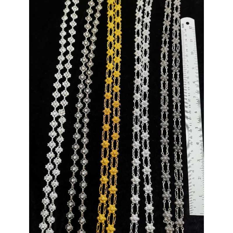 สังวาลย์ทอง-เงิน-เครื่องประดับชุดไทยใช้ได้ทั้งเด็กและผู้ใหญ่