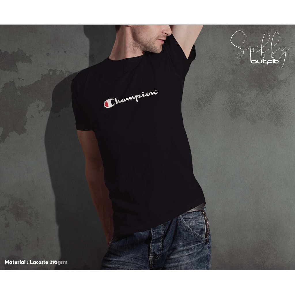 ฟิตเย็น!!Champ_T-Shirt For Men