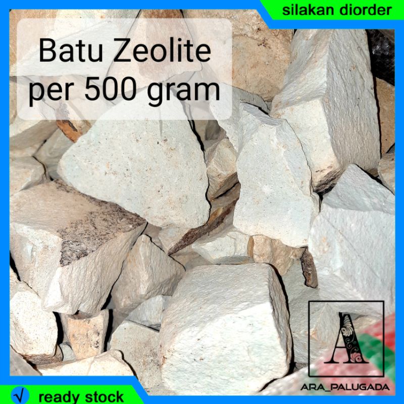 Zeolite Stone Zeolite Aquarium Pond Filter ต่อ 500 กรัม