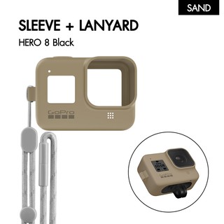 GoPro Sleeve + Lanyard (HERO8 Black) Sand