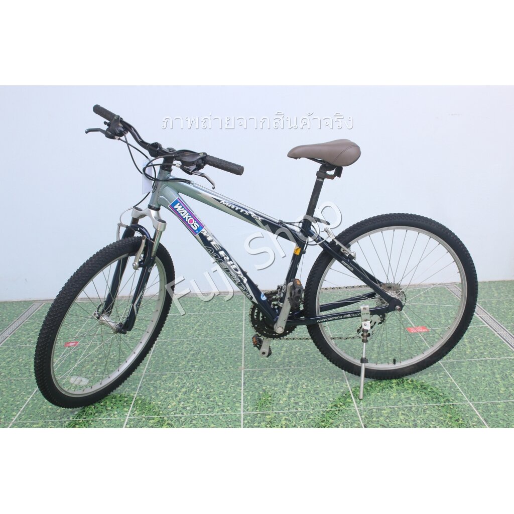 จักรยานเสือภูเขาญี่ปุ่น - ล้อ 26 นิ้ว - มีเกียร์ - อลูมิเนียม - มีโช๊ค - Merida Matts cx - สีน้ำเงิน [จักรยานมือสอง]