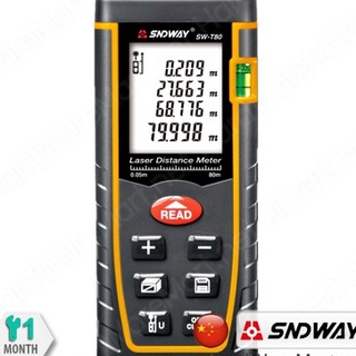 SNDWAY  เครื่องวัดระยะเลเซอร์ 80m. SW-T80 ของแท้ 100%