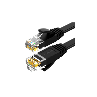 ugreen สายเคเบิล หัวกลม rj45 cat 6 ตัวผู้ สําหรับ พีซี แล็ปท็อป ยาว 0.5 เมตร