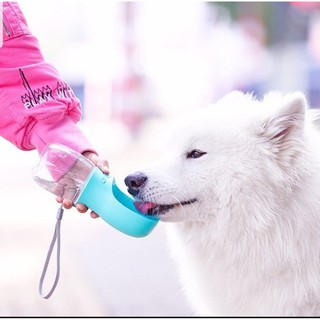 ขวดน้ำพกพา กระบอกน้ำดื่มสำหรับสัตว์เลี้ยง🐶🐱 💖สีชมพู และ สีฟ้า💖 (มีของพร้อมส่ง)