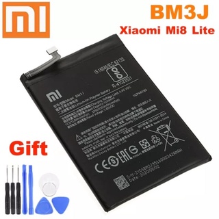 แบตเตอรี่ XiaoMi BM3J แบตเตอรี่สำหรับ Xiao Mi 8 Lite MI8 Lite 3350MAh แบตเตอรี่+เครื่องมือฟรี