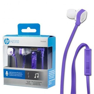 HP In Ear H2310 Blue Headset สีม่วง