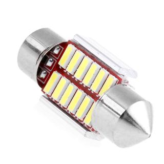 iro 1x31 มม. 4014 12 smd c 5 w ไฟ led canbus สําหรับติดป้ายทะเบียนรถยนต์ 1 ชิ้น