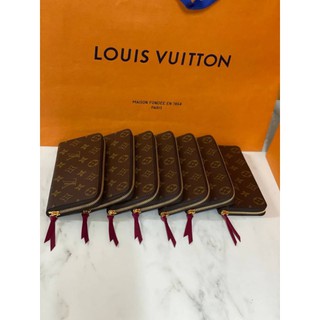 New louis vuitton clemence wallet fuchsia dc20