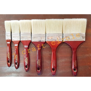 แปรงทาสี INDY รุ่นประหยัด Paint Brush #400 Series Wood handle