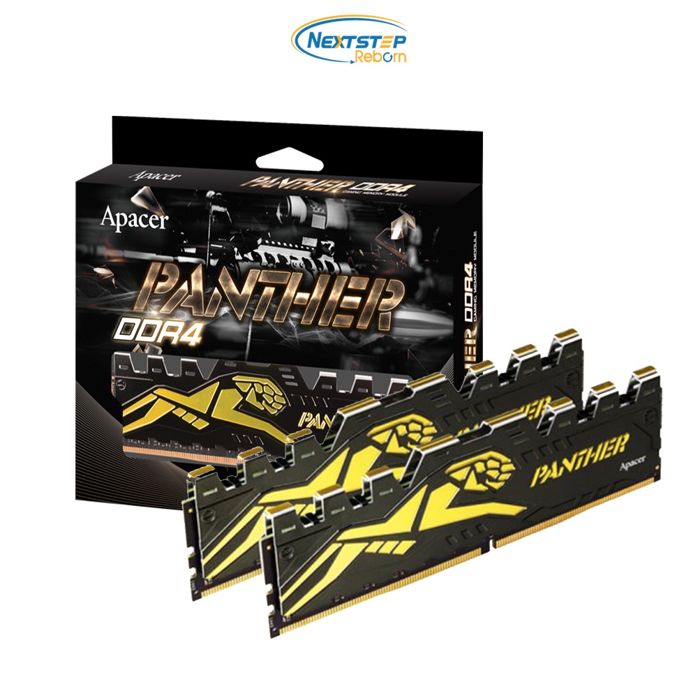 RAM Apacer DDR4(3200) 32GB (16GBX2) (Panther/Silver-Golden)