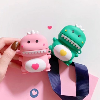 พร้อมส่ง⚡️เคสหูฟัง เคสสำหรับ AirPods case เคสแอร์พอด Pro - Gen1,2 ก๊อตซิล่า ( i9s, i11, i12 ) Godzilla ไดโนเสาร