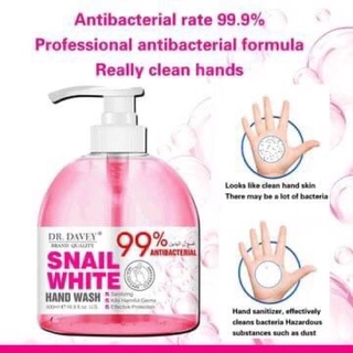 DR.DAVEY Snail White hand wash 500ml. สบู่ล้างมือหอยทาก