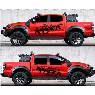 A-193 sticker ford ranger สติกเกอร์forf ranger ฟรอด เรนเจอร์สติ๊กเกอร์รถกระบะ ลายโคลน FORD Ranger